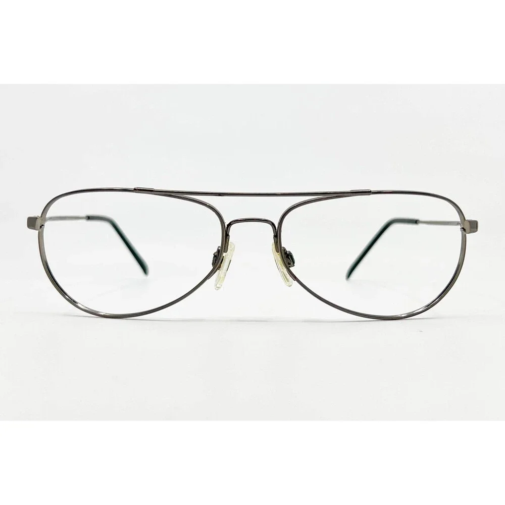 Revo Eyeglasses Mens Gunmetal Aviator 9002 080/J7 58-16-140